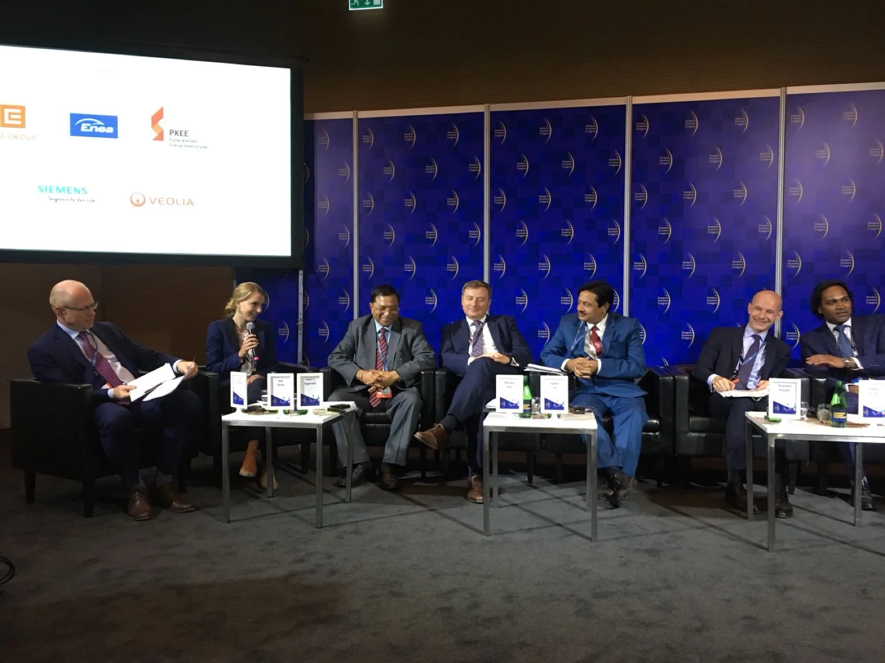 Ada Dyndo at an international business panel